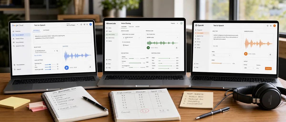 Best AI Voice Generators 2026: ElevenLabs, Google, Azure